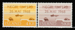 ISLANDE - N°374/5 ** (1968) - Ongebruikt