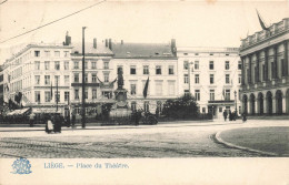 BELGIQUE - Liège - Place Du Théâtre -  Carte Postale Ancienne - Liège