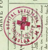 Cachet Triple Couronne "Hopital Auxiliaire N° 31 - Toulon" Circulé Sans Date Sur CP, Place Liberté - Allée Palmiers - Croce Rossa