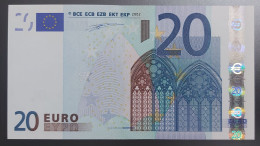 20 EURO J005 Italy Serie S Duisenberg Perfect UNC - 20 Euro