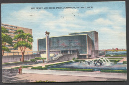 DETROIT MICHIGAN, THE HENRY AND EDSEL FORD AUDITORIUM - Detroit