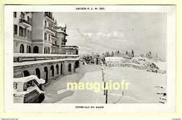Delcampe - 74 HAUTE SAVOIE / COMBLOUX EN HIVER / CARTE DE L'AGENDA P.L.M. 1929 - Combloux