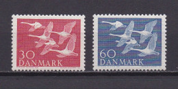 DANEMARK 1956 TIMBRE N°372/73 NEUF** OISEAUX - Unused Stamps