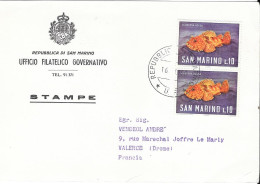 1966 - REPUBLICA DI SAN MARINO - UFFICIO FILATELICO GOVERNATIVO (Poste Aérienne) - Storia Postale