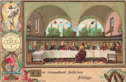 RELIGION - Christianisme - Our Triumphant Holy Day Alleluia ! -  Carte Postale Ancienne - Schilderijen, Gebrandschilderd Glas En Beeldjes