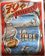 Affiche , Félibrée (Occitan) 24 LALINDE, 79 ème Félibrée Du Bournat Du Périgord, Dimanche 5 Juillet 1998 - Affiches