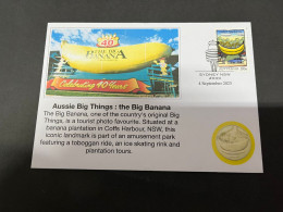 (30-8-2023) 3 T 39 - NEW - Cover With 2007 Big Banana 2007 Stamp (Aussie Big Things) (with Picture Of Coin) - Dollar