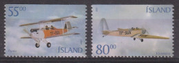 ISLANDE - N°913A/B ** (2001) Avions - Unused Stamps