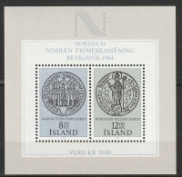 ISLANDE - BLOC N°5 ** (1983) Nordia'84 - Hojas Y Bloques