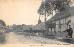 60-HALLOY- RUE DE L'EGLISE - Otros & Sin Clasificación