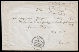 1870/71 RRR -  DEUTSCH FRANZÖSISCHER KRIEG - TRUPPENSTEMPEL BRAUNSCHWEIGER LEIB BATAILLON SAARBURG I.LOTHRINGEN - War 1870