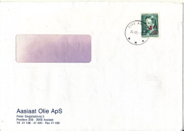 Greenland Cover 24-1-1996 With Overprinted Stamp 0,25/4,25 A Little Tear In The Right Side Of The Cover - Covers & Documents