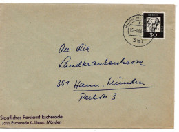 69482 - Bund - 1966 - 30Pfg Kant (rs Nr!) EF A OrtsBf HANN. MUENDEN - Briefe U. Dokumente