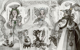 Czech Republic - 2023 - Shakespeare's Plays - Mint Stamp Sheetlet - Nuevos