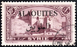 Alaouites Obl. N° 33 - Site Ou Monument - Alep, Le 10 Pi Brun-lilas - Gebraucht