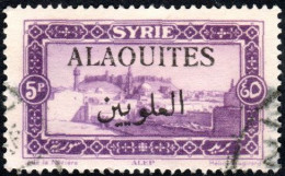 Alaouites Obl. N° 32 - Site Ou Monument - Alep, Le 5 Pi Violet - Oblitérés