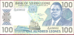 Banknotes Africa Sierra Leone Sierra Leone 100 Leone 1990 UNC. - Sierra Leone