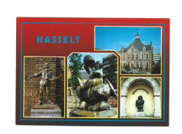 Hasselt Multi View Foto Prentkaart Photo Carte Htje - Hasselt