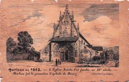 Morlaas En 1845 - L'Eglise Sainte Foi Fondée Au XI Eme Siecle   - CPA°J - Morlaas