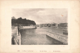 Photographie Reproduction - Liège - La Meuse Le Pont Neuf - I.A. - Dim: 24/16 CM - Andere & Zonder Classificatie