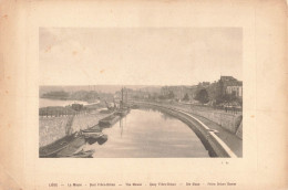 Photographie Reproduction - Liège - Quai Frère Orban - I.A. - Dim: 24/16 CM - Autres & Non Classés