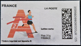 France > Personnalisés Athlétisme - Druckbare Briefmarken (Montimbrenligne)