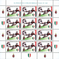 ITALIA REPUBBLICA 2003 2004  MILAN CAMPIONE D'ITALIA  MINIFOGLIO ** MNH - Blocchi & Foglietti