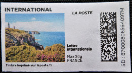 France > Personnalisés Falaises Océan Et Phare - Druckbare Briefmarken (Montimbrenligne)