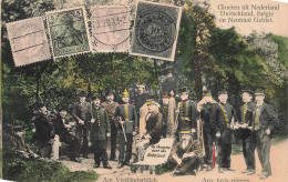 Belgique - Aux Trois Pierres - Groeten Uit Nederland, Duitsland, Belgie En Neutral Gebiet  - Carte Postale Ancienne - Autres & Non Classés