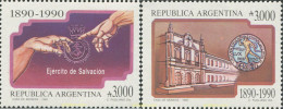 695675 MNH ARGENTINA 1990 GRANDES ANIVERSARIOS - Neufs