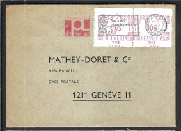 SUISSE 1967: LSC De Genève (GE) à Genève (GE), Affr. Mécanique - Postage Meters