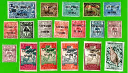 TIMBRE . FRANCE . WALLIS ET FUTUNA . 18 TIMBRES - Réf. N°883T - - Other & Unclassified