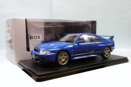 WhiteBox - NISSAN SKYLINE GT-R (R33) Bleu Réf. WB124172 Neuf NBO 1/24 - Andere & Zonder Classificatie