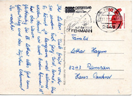 59615 - Bund - 1972 - 30Pfg Unfall EF A AnsKte BURG - ... OSTSEEBAD ... -> Ramsau - Storia Postale