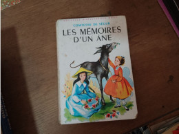 130 //  LES MEMOIRES D'UN ANE  / COMTESSE DE SEGUR - Bibliothèque Rose