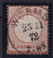 DEUTSCHES REICH 1872 - WORMS Cancel - Mi 27 - Grosses Brustschild 9kr - Unused Stamps