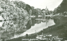 Zwolle; Singelgracht Met Gezicht Op De Sassenpoort - Gelopen. (van Leer) - Zwolle