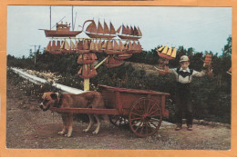 Gaspe Quebec Canada Old Postcard - Gaspé