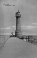 BELGIQUE - Zeebrugge - Le Phare De La Jetée - Carte Postale Ancienne - Zeebrugge