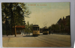 Nijmegen // St. Joris Straat Met Fraaie Trams 1917 - Nijmegen