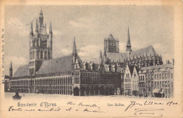 BELGIQUE - Souvenir D'Ypres - Les Halles - Carte Postale Ancienne - Autres & Non Classés