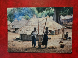 Carte PREPARATION DU REPAS COULEURS AFRIQUE - Afrique