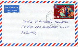 59628 - Papua Neuguinea - 1996 - K1,00 Olympiade '96 EF A LpBf MAIL CENTRE -> Grossbritannien - Boxeo