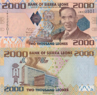 Sierra Leone Pick-number: 31 (27.04.2021) Uncirculated 2021 2.000 Leones - Sierra Leona