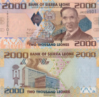 Sierra Leone Pick-number: 31 (27.04.2021) Uncirculated 2021 2.000 Leones - Sierra Leone