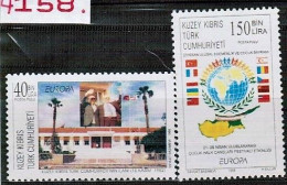 1998 - EUROPA - FLAGS AND MAPS  - TURKISH CYPRIOT STAMPS - UMM STAMPS - - 1998