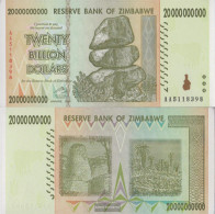 Zimbabwe Pick-number: 86 Uncirculated 2008 20 Billion Dollars - Zimbabwe