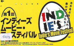 Télécarte Japon * CINEMA * FILM * INDIE'S MOVIE FESTIVAL * 5027 * Télécarte Cinema * Japan Phonecard Movie FILM * KINO - Film