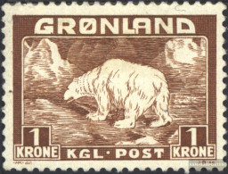 Denmark - Greenland 7 Unmounted Mint / Never Hinged 1938 Eisbär - Ongebruikt