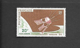 French Polynesia Space Stamp 1966 MNH. Satellite D-1 - Neufs